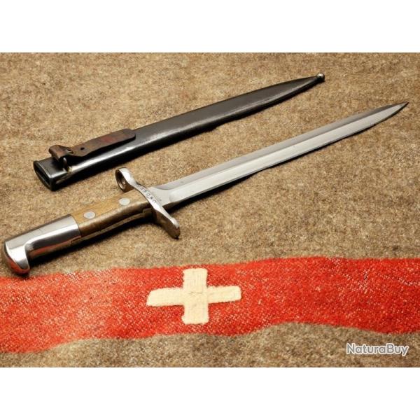 Suisse Schmidt Rubin Baonnettes M1918 pour fusil K11 K31 12C