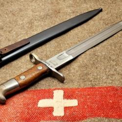 Suisse Schmidt Rubin Baïonnettes M1889/99 pour fusil G89 G96/11 G11 15C