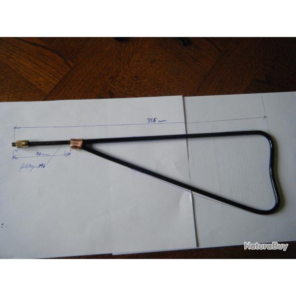 crosse squelette pour canne fusil