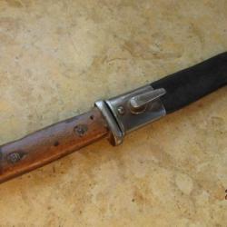 baionnette fusil mauser G98 ww1 première guerre mod 1884/98 non mono mais particularité d'assemblage