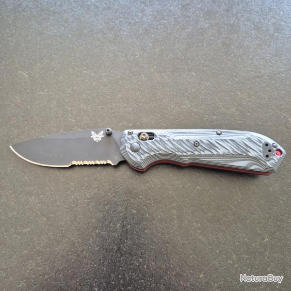 Couteau Benchmade Freek 560BK-1 CPM M4 Super Freek lame mi serrated