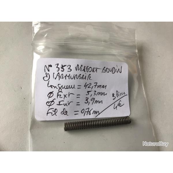 VENDU PAR LE-CUIRASSIER N353 RESSORT BOUDIN D'ARMURERIE