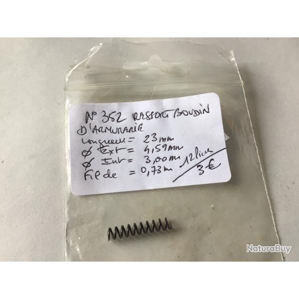 VENDU PAR LE-CUIRASSIER N352 RESSORT BOUDIN D'ARMURERIE