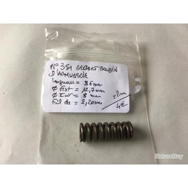 VENDU PAR LE-CUIRASSIER N351 RESSORT BOUDIN D'ARMURERIE