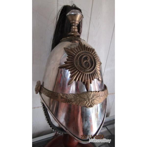 Casque cavalerie cavalier Britannique Anglais GB lancier hussard horse guard dragon copy