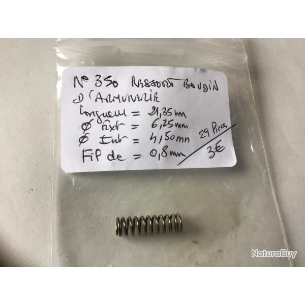 VENDU PAR LE-CUIRASSIER N350 RESSORT BOUDIN D'ARMURERIE