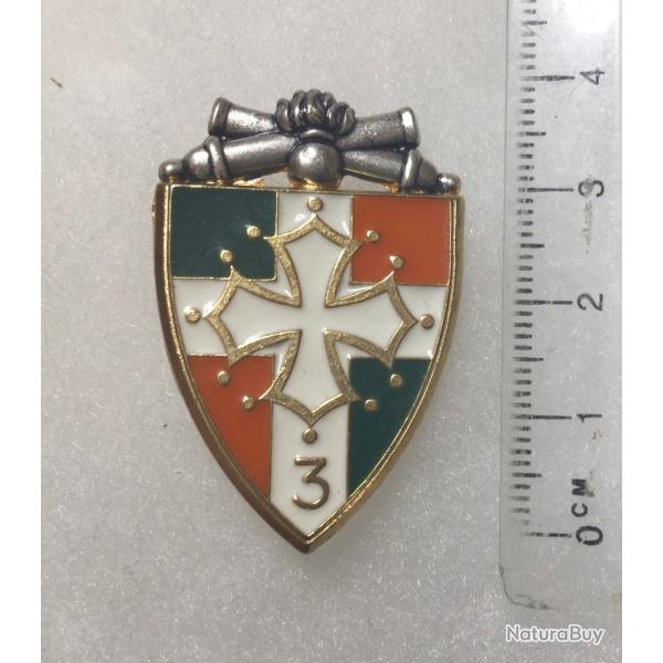 FRANCE ARTILLERIE - 3� R�giment d?Artillerie Delsart 1340 dor�? ajour�, dos lisse