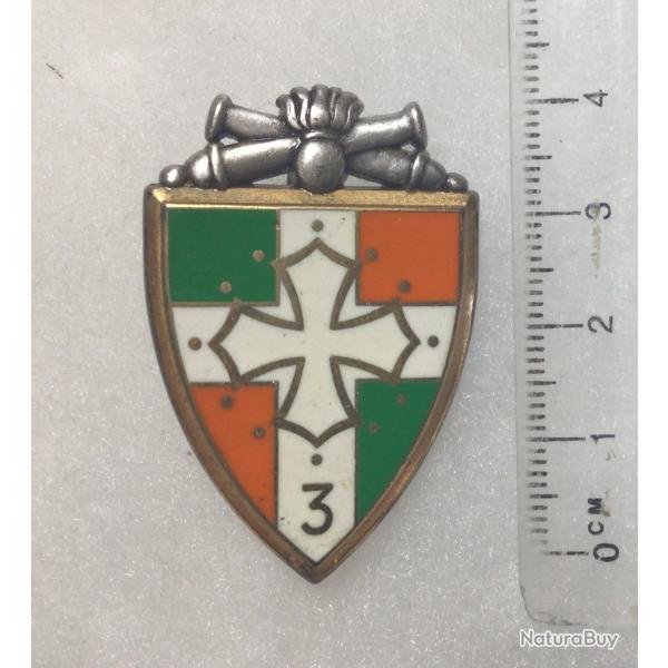 FRANCE ARTILLERIE - 3� R�giment d?Artillerie Fraisse 1340? ajour� argent�