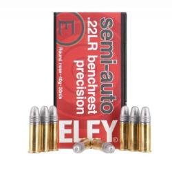 Cartouches ELEY Semi Auto Benchrest Precision - 22LR (x500)