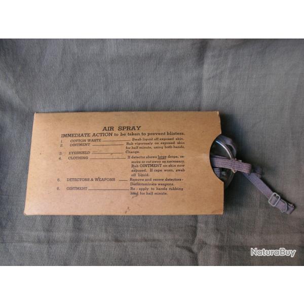 WW2 US LUNETTES ANTI GAZ EYESHIELD M1 MILITAIRES AMRICAINES LOT DE 4 DANS LEUR EMBALLAGE (39-45)