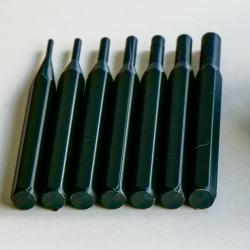 Lot de 7 chasses goupilles