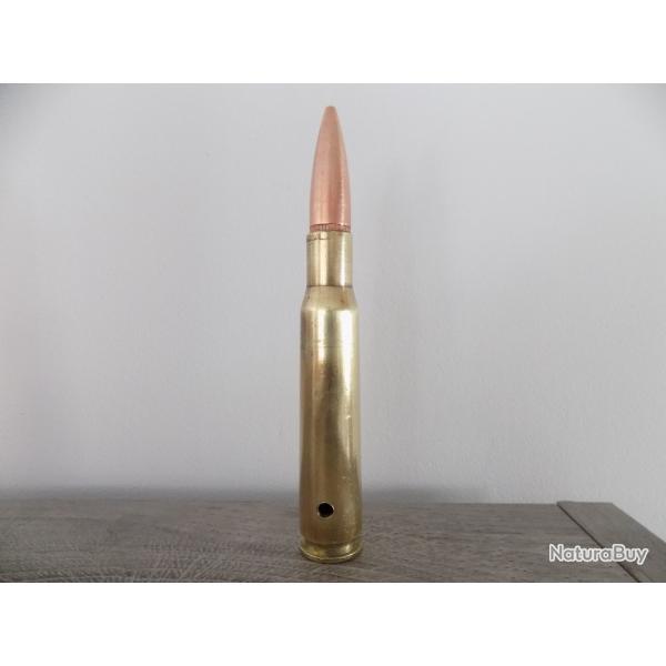 Cartouche calibre 12.7mm neutralis�e par per�age.