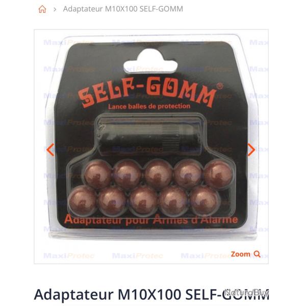 Self gomm arme de d�fense 10x100