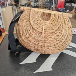 Panier de p&ecirc;che fait main - rotin 3.5mm