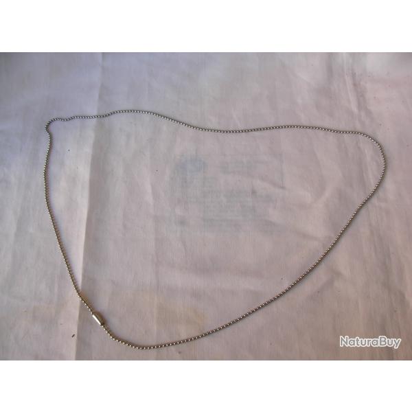 WW2/POSTWAR US CHANE DE PERLES DE PLAQUE D'IDENTIT MILITAIRE AMRICAINE LOT 1