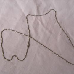 WW2/POSTWAR US CHAÏNE DE PERLES DE PLAQUE D'IDENTITÉ MILITAIRE AMÉRICAINE LOT 2