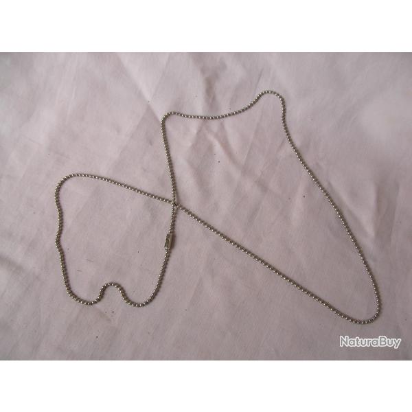 WW2/POSTWAR US CHANE DE PERLES DE PLAQUE D'IDENTIT MILITAIRE AMRICAINE LOT 2