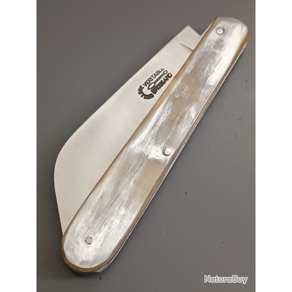 ANCIEN COUTEAU, VRITABLE BROSSARD, THIERS, XXme, manche en CORNE.