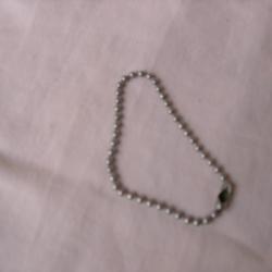 WW2/POST US PETITE CHAÏNE DE PLAQUE D'IDENTITÉ MILITAIRE AMÉRICAINE POUR TYPE OUVRE BOÏTE