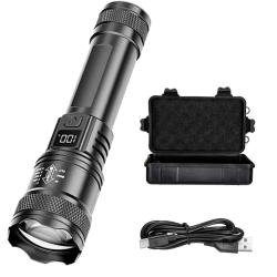 Lampe torche Led rechargeable étanche....ENCHERE 1 EURO