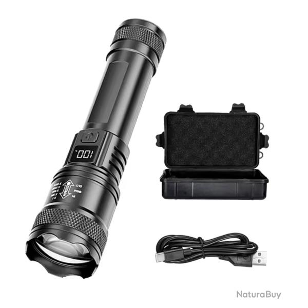 Lampe torche Led rechargeable tanche....ENCHERE 1 EURO