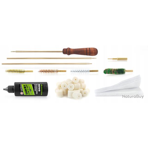 Kit complet pour le nettoyage et l'entretien des fusils de calibre 5,6 mm