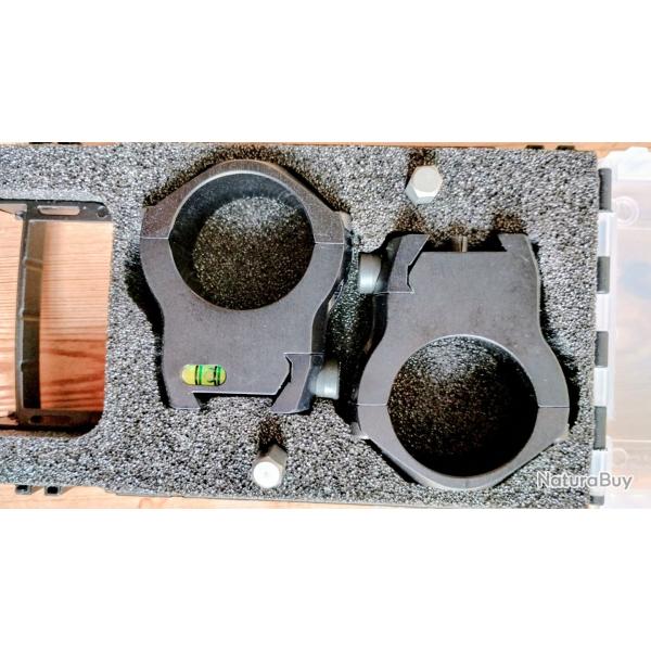 Colliers TIER ONE pour tikka/sako/cz 17mm dovetail 30mm haute BH 18