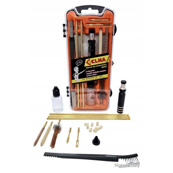 CELNA kit de nettoyage pour fusil 5,5-5,6 mm