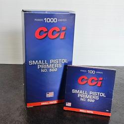 AMORCES CCI SMALL PISTOL N° 500 X 100