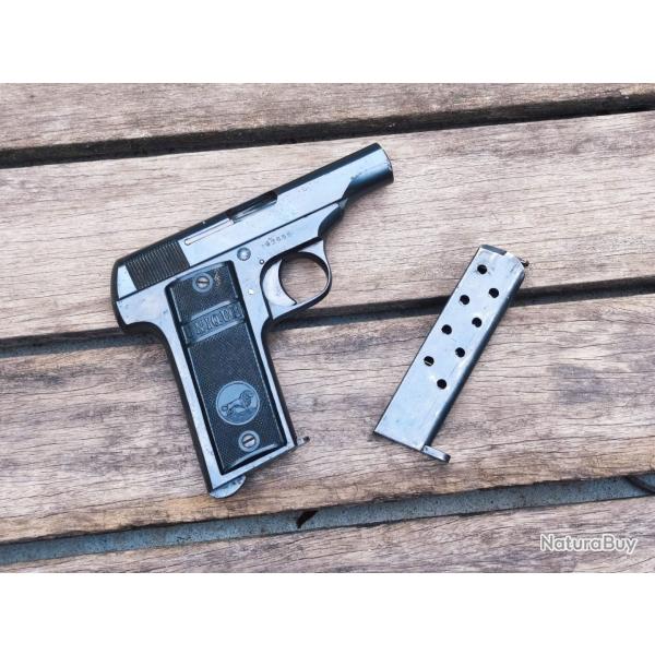 Pistolet Unique modle 17 - Cal.7.65 Browning *1 sans prix de reserve*