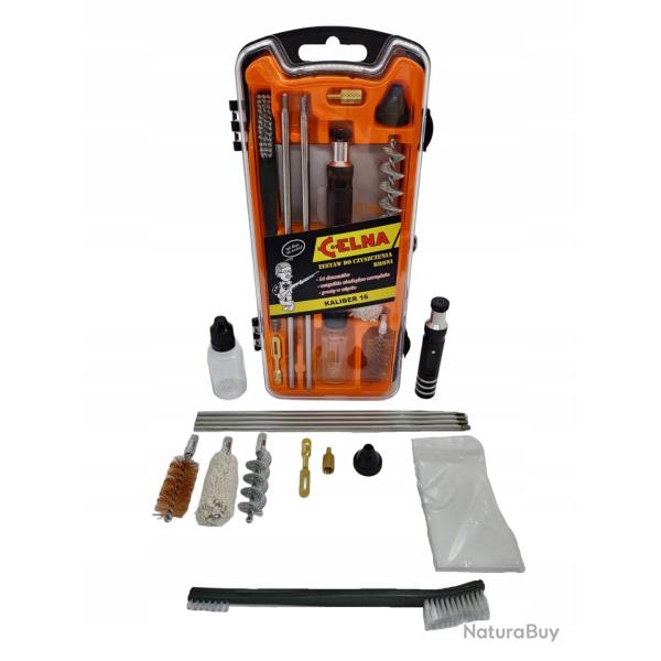 CELNA kit de nettoyage pour fusil de calibre 16