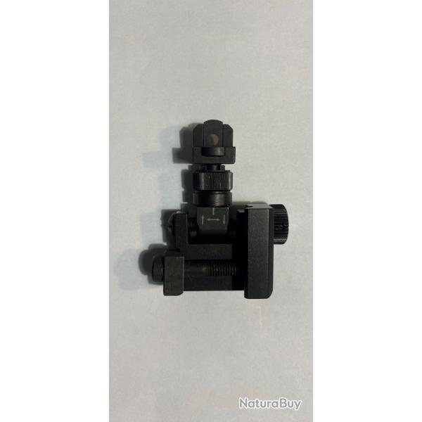Dioptre acier H&K pour rail picatinny