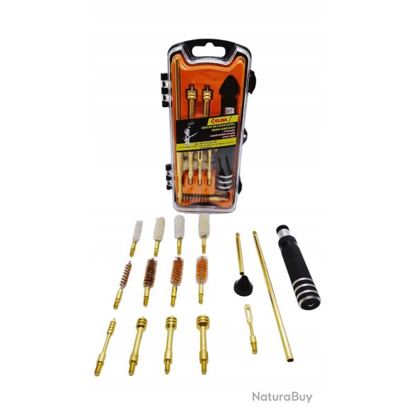 CELNA kit de nettoyage pour pistolet calibre .22 LR et 9 mm