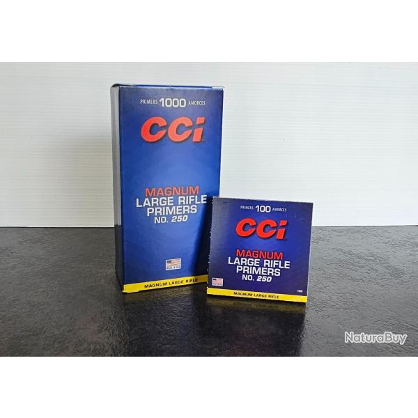 AMORCES CCI MAGNUM LARGE RIFLE N 250 X 1000