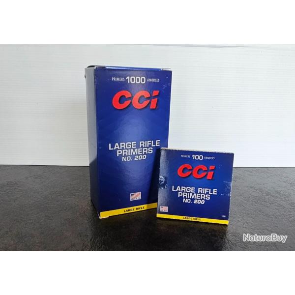 AMORCES CCI LARGE RIFLE N 200 X 100