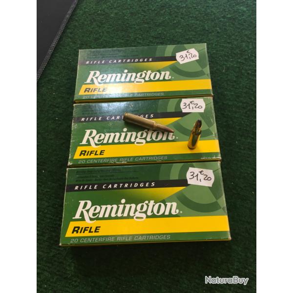 Lot de 60 balles Calibre 222REM REMINGTON PSP 50 grains (3,2gr)