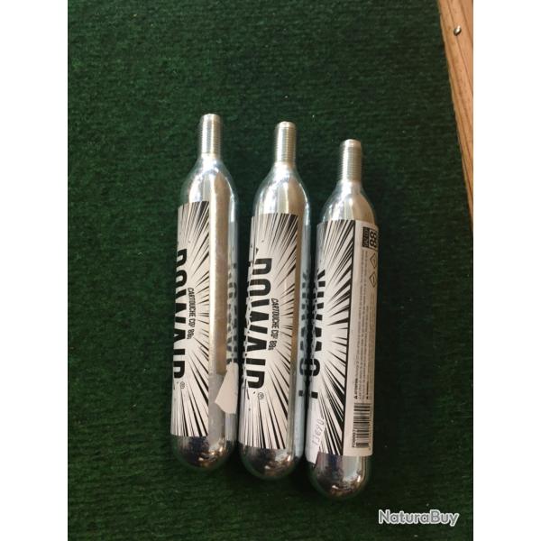 Lot de 3 Bouteilles de gaz CO2 de 88 gr