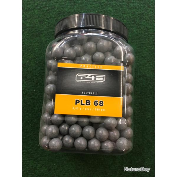 Pot de 500 Billes Synthtiques Plinking PLB 68 T4E Umarex