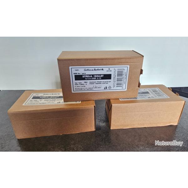 OGIVES SELLIER BELLOT 9mm FMJ 124gr X 600