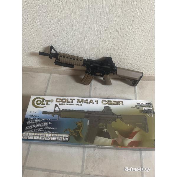 Fusil d'assaut airsoft COLT M4A1 CQBR DARK EARTH COMBAT