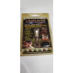 1 VISÉE ( guidon ) Jaune intérieur rouge  AIMANTÉE LIMBSAVER - 5cm