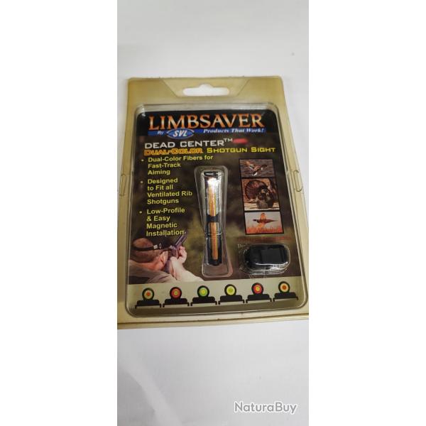 1 VISE ( guidon ) Jaune intrieur rouge  AIMANTE LIMBSAVER - 5cm