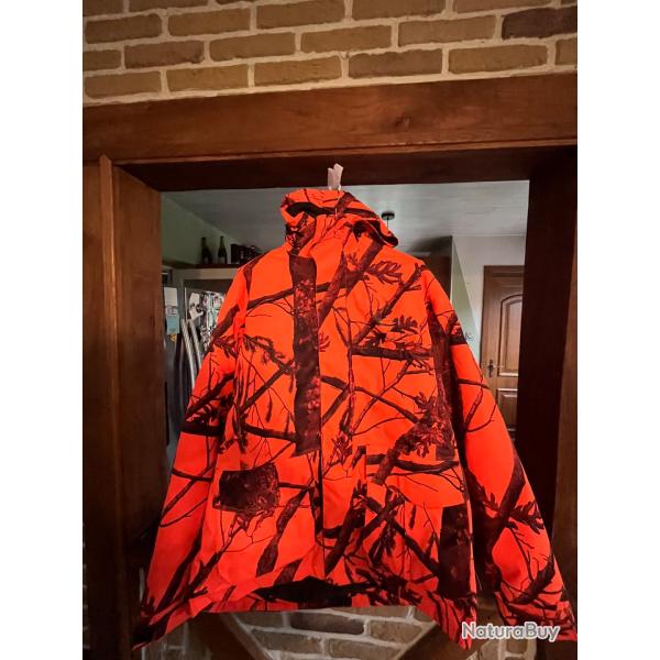 veste de chasse fluo solognac
