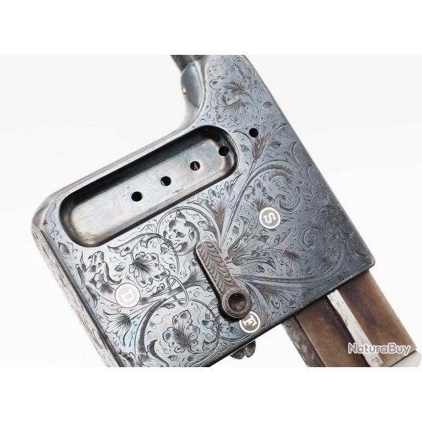 PISTOLET GAULOIS NUMERO 4 FINITION LUXE CALIBRE 8MM GAULOIS MANUFCATURE DE SAINT-ETIENNE - FRANCE XI