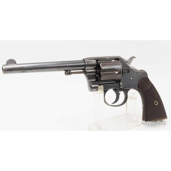 REVOLVER COLT MODELE 1889 NAVY CALIBRE 38 LONG COLT VENDU PAR S.W. SILVER & C CORNHILL LONDON EN 18