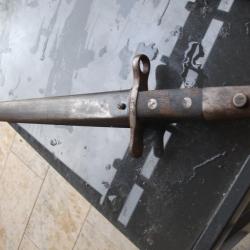BAIONNETTE FUSIL SUISSE GUERRE ????