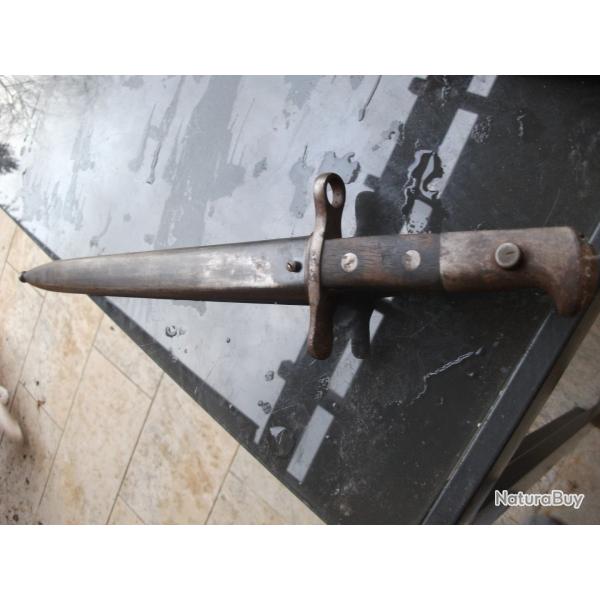 BAIONNETTE FUSIL SUISSE GUERRE ????