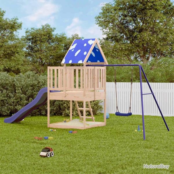 Aire de jeux d'ext�rieur bois de pin massif