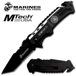 ASSISTED OPENING MARINE RESCUE - USMC Couteau de Combat Marine (Légion & Armées)