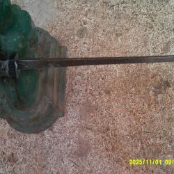 Belle élégante canne épée buste du maréchal FOCH très bon état